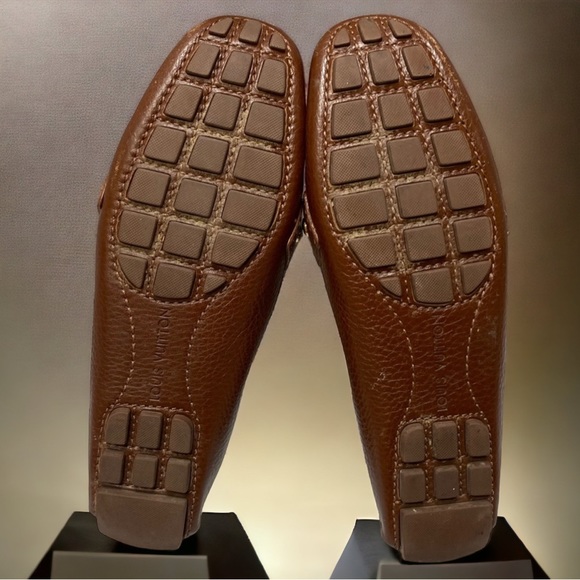 Louis Vuitton brown leather loafers/flats, 35.5 or 5.5 U.S. - Picture 3 of 11